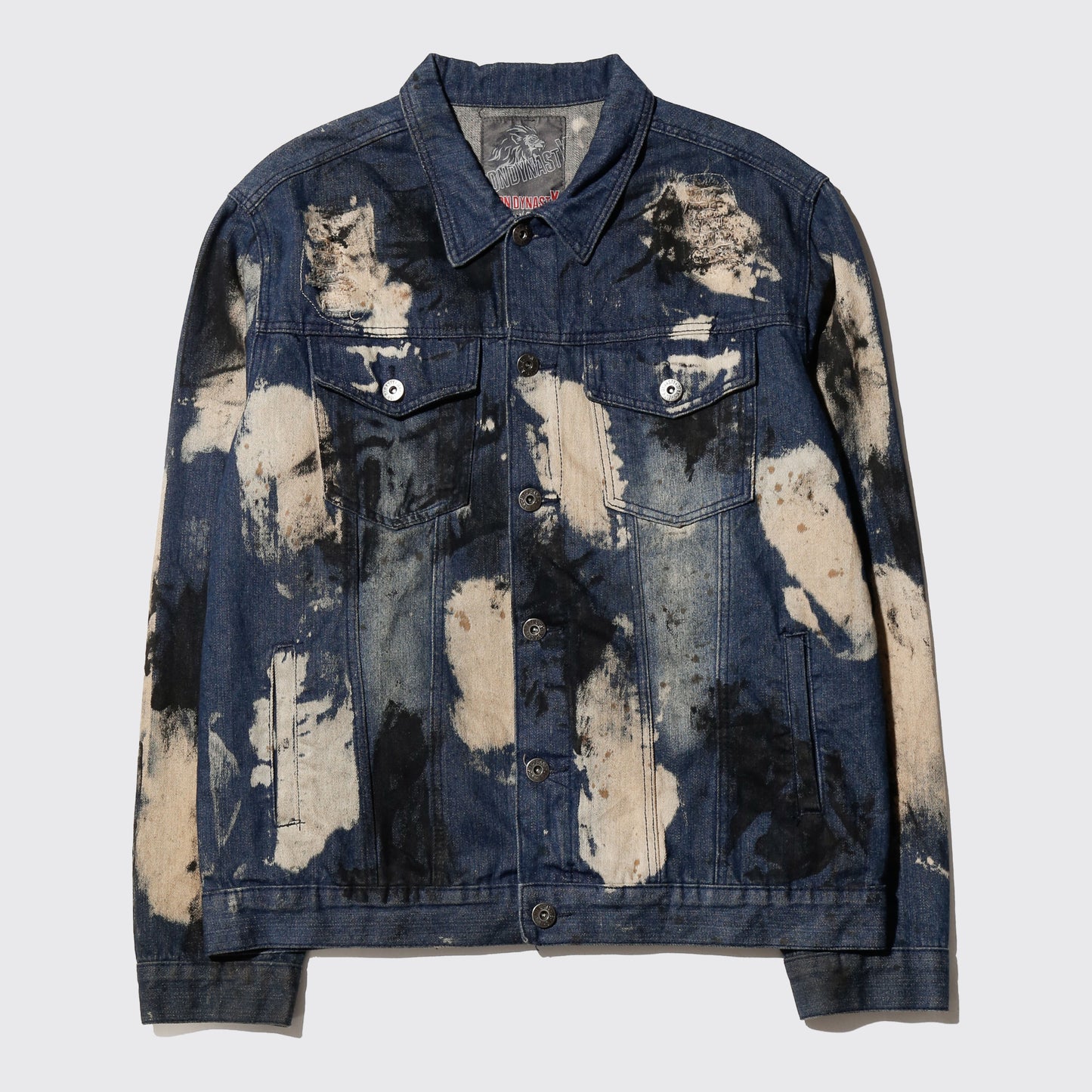 vintage ink accident trucker jacket