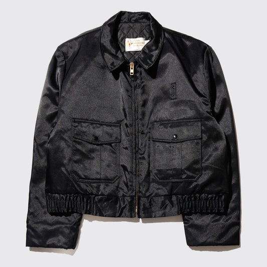 vintage 80's boxy police jacket