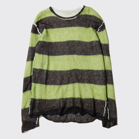 vintage border inside out sweater
