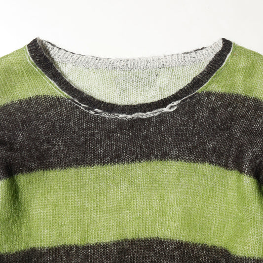 vintage border inside out sweater