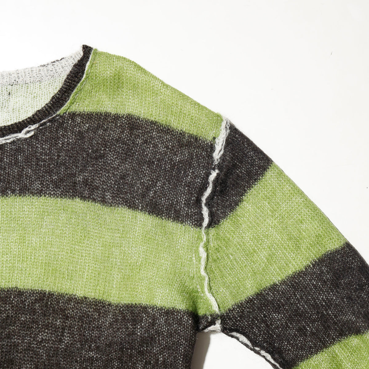 vintage border inside out sweater