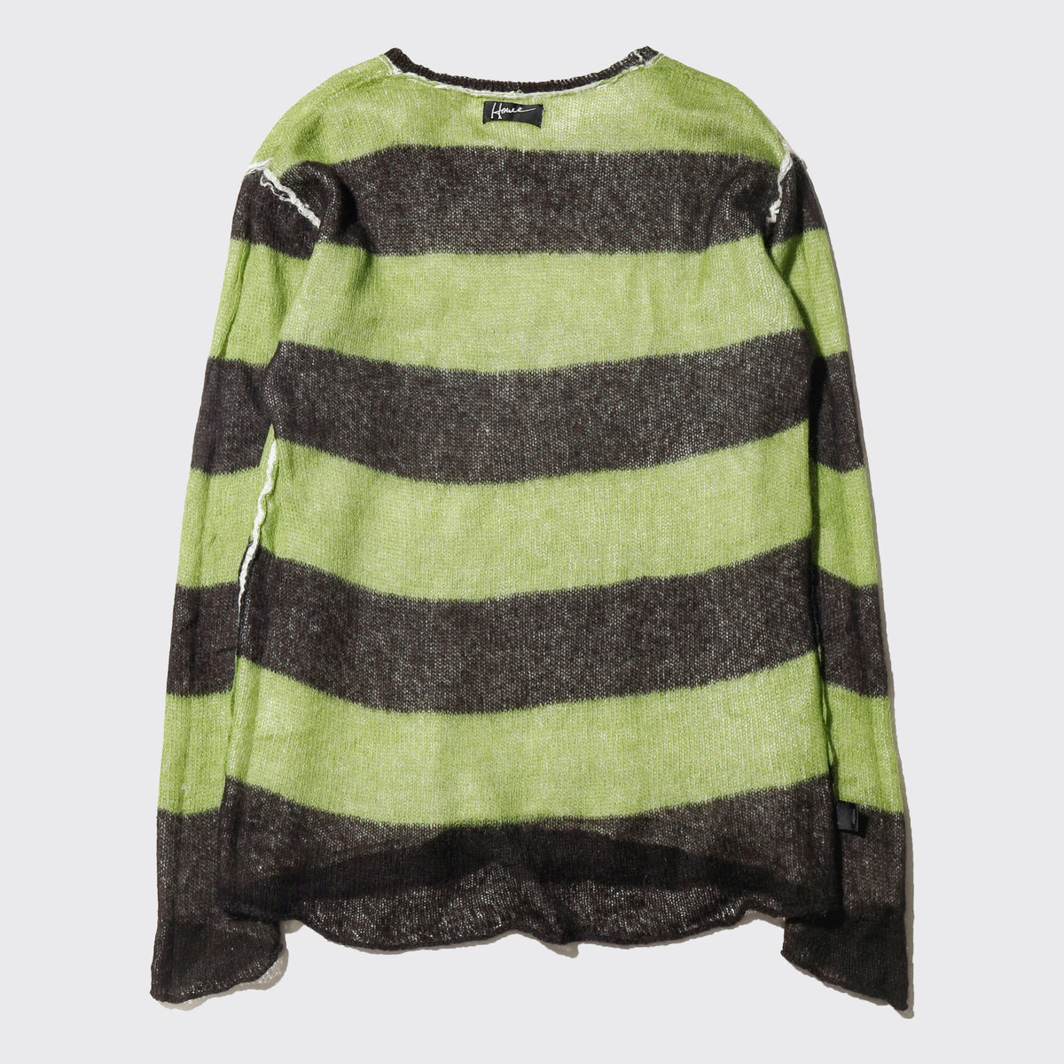 vintage border inside out sweater