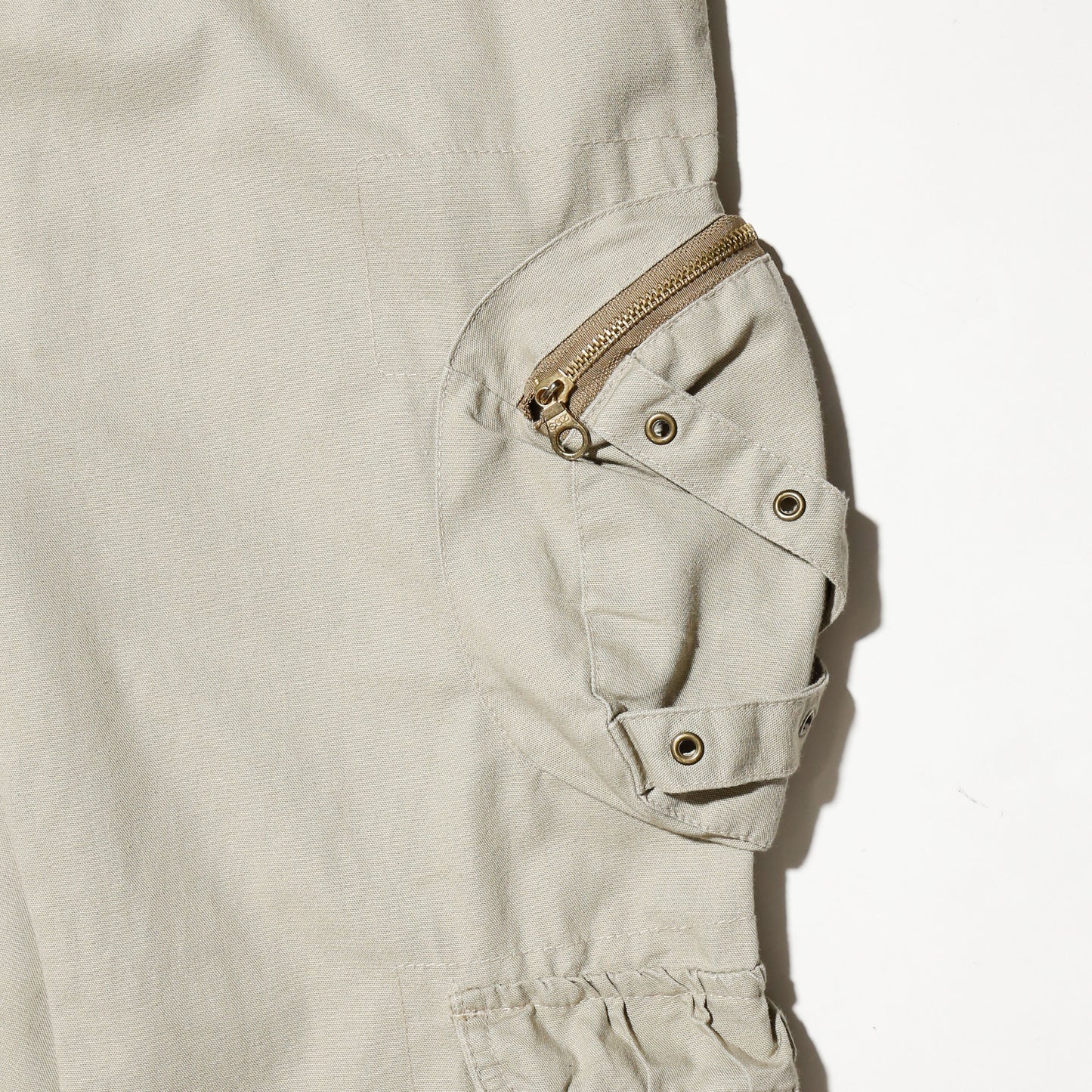 vintage utility cut off cargo shorts