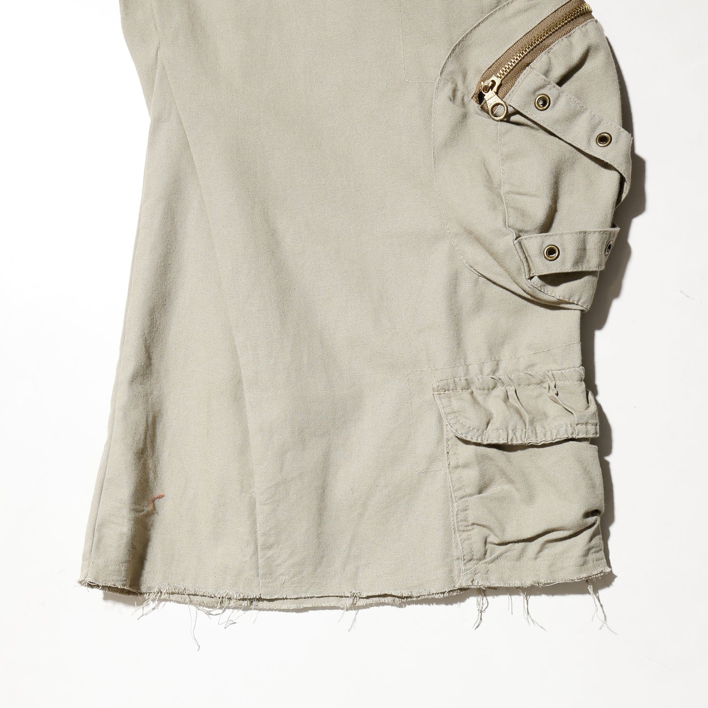 vintage utility cut off cargo shorts