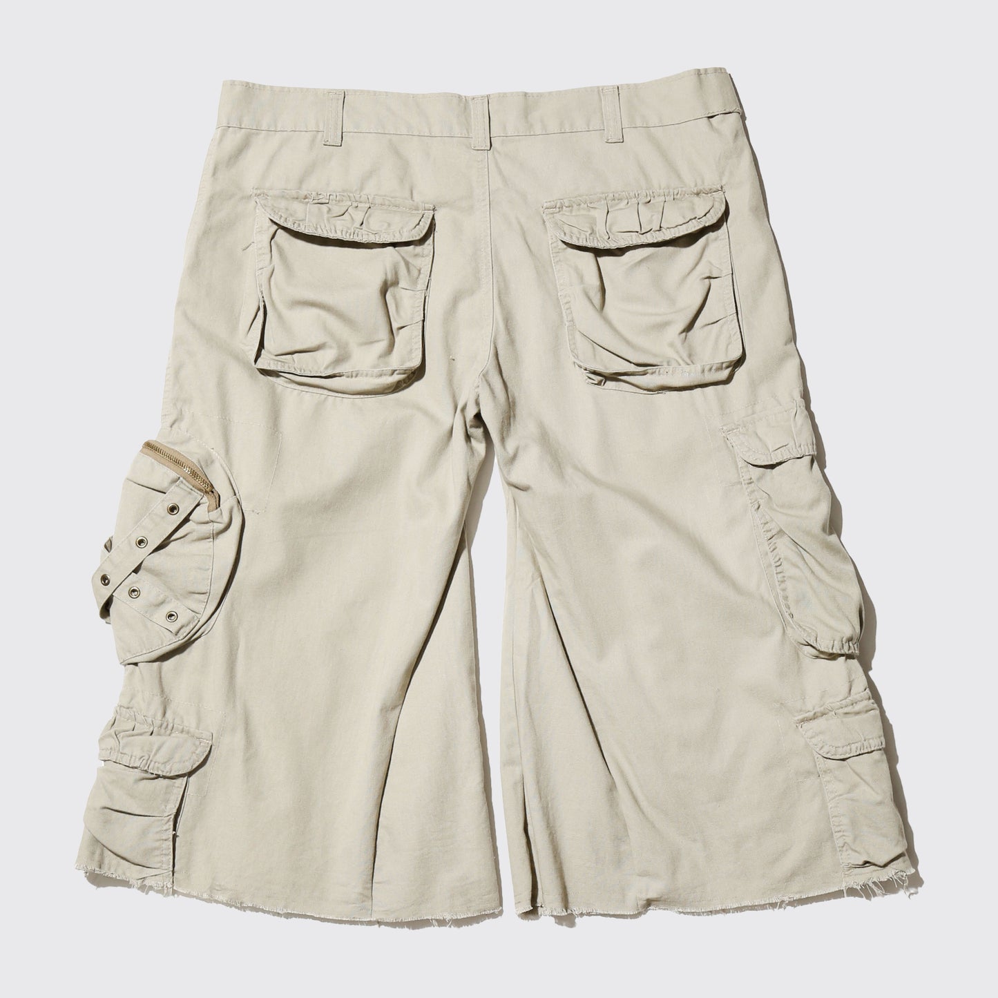 vintage utility cut off cargo shorts