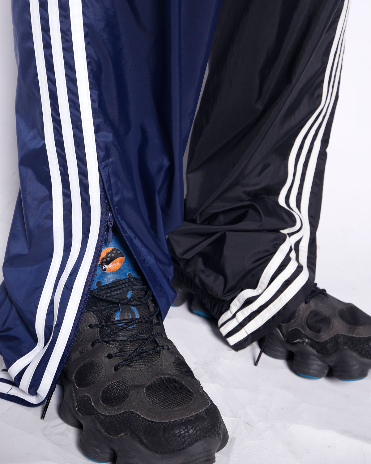 *one-off split nylon truck pants