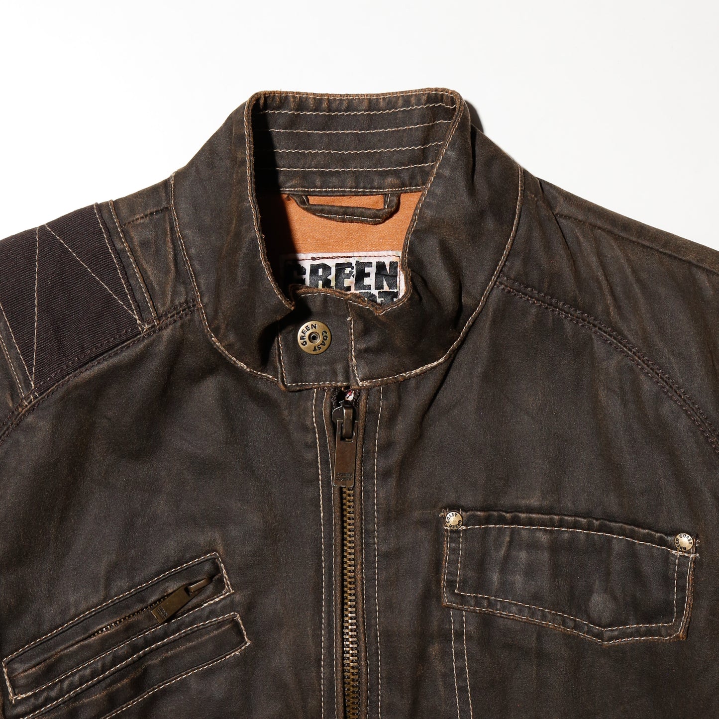 vintage coating ridding jacket