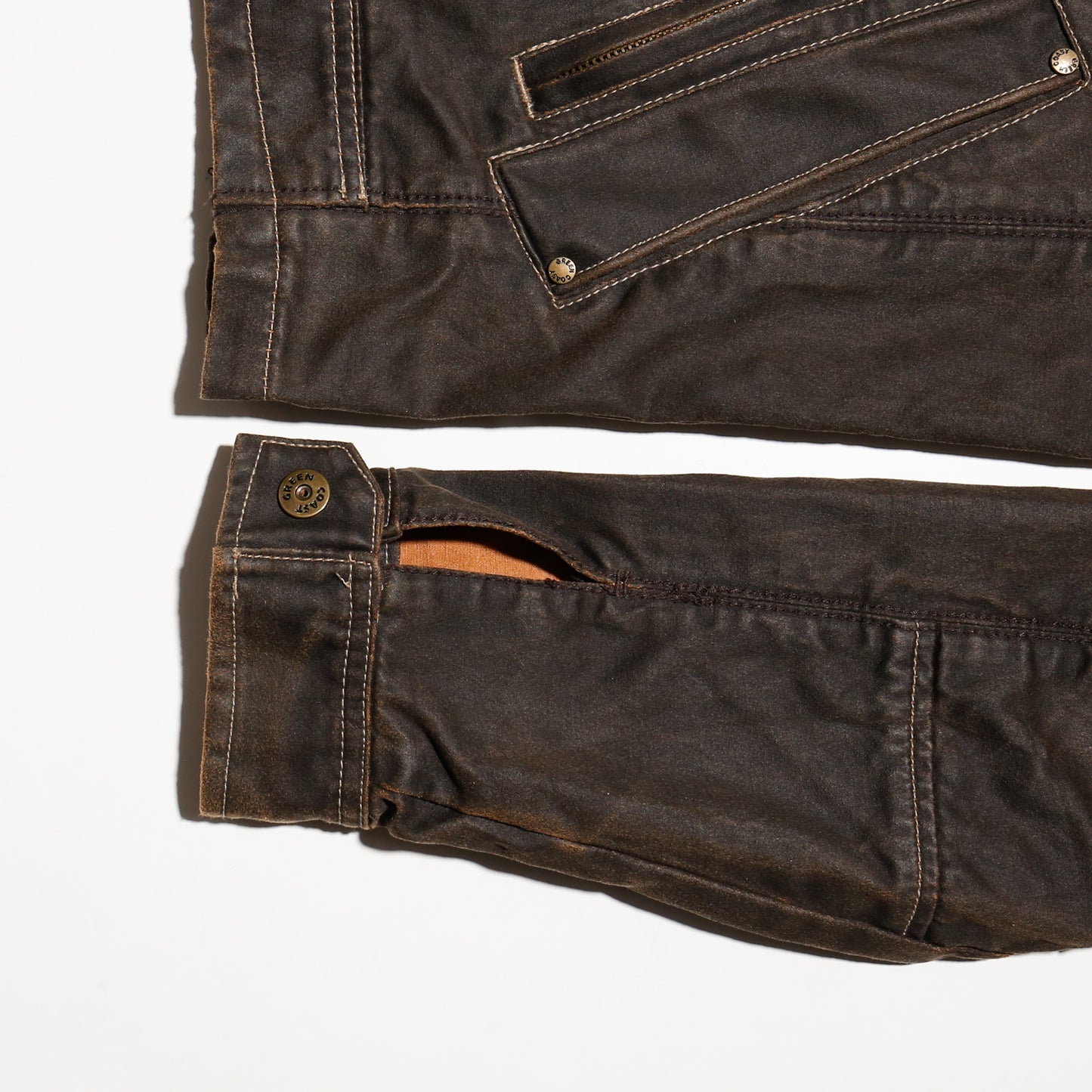 vintage coating ridding jacket