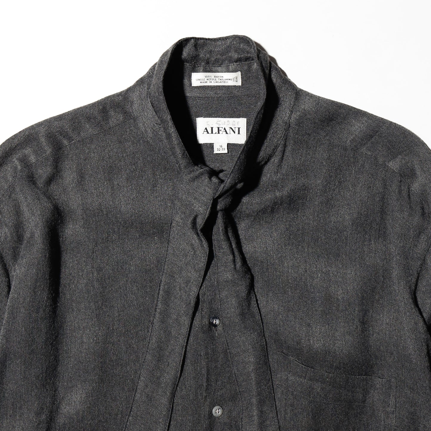 *one-off cropped bowtie shirt