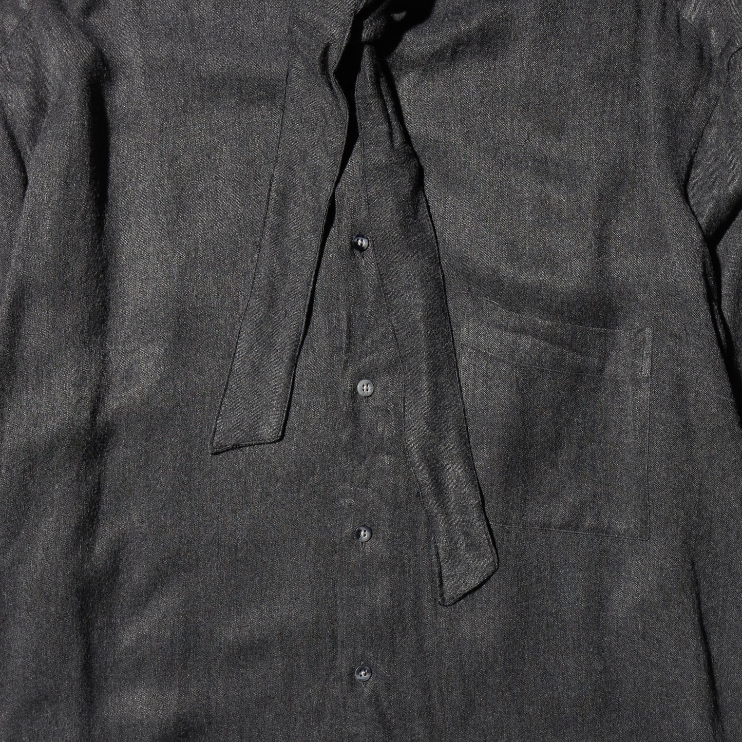 *one-off cropped bowtie shirt