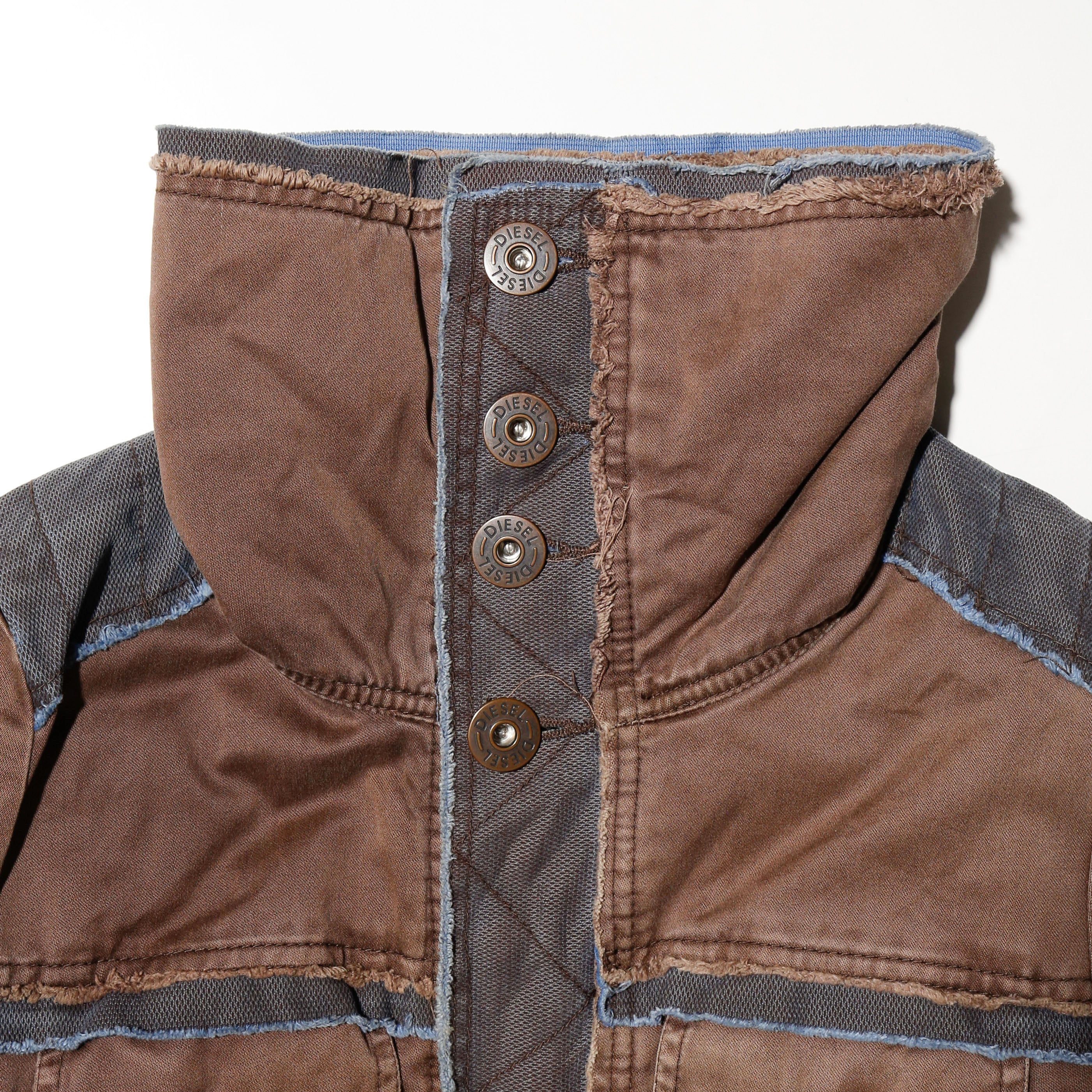 00's DIESEL gimmick jacket zip opium S vintage 00's diesel gimmick