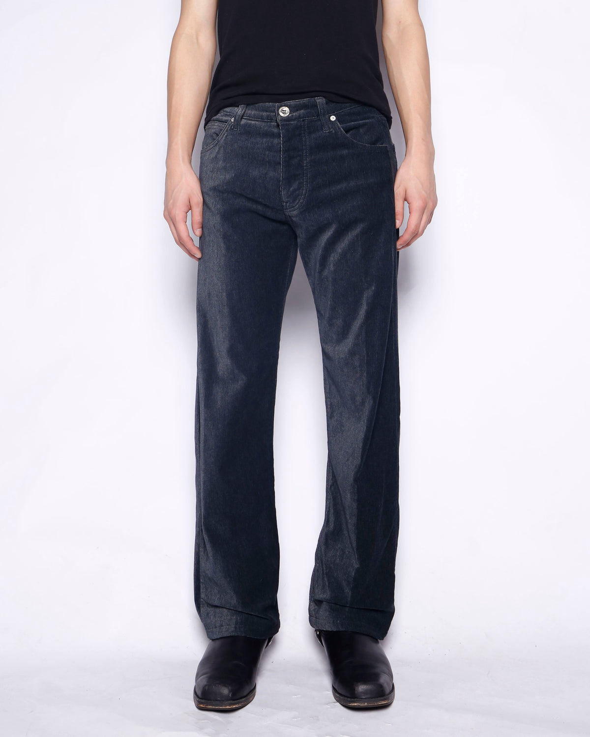 vintage 90-00's Armani Jeans velvet 5p trousers