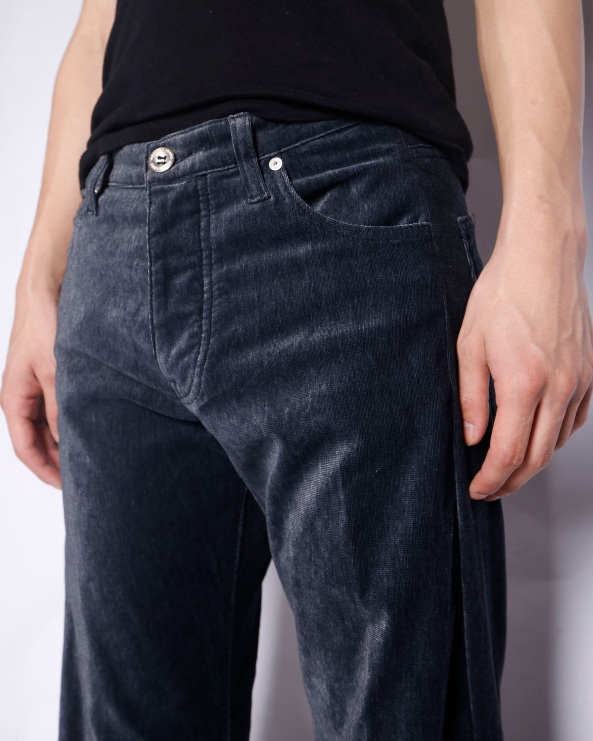 vintage 90-00's Armani Jeans velvet 5p trousers
