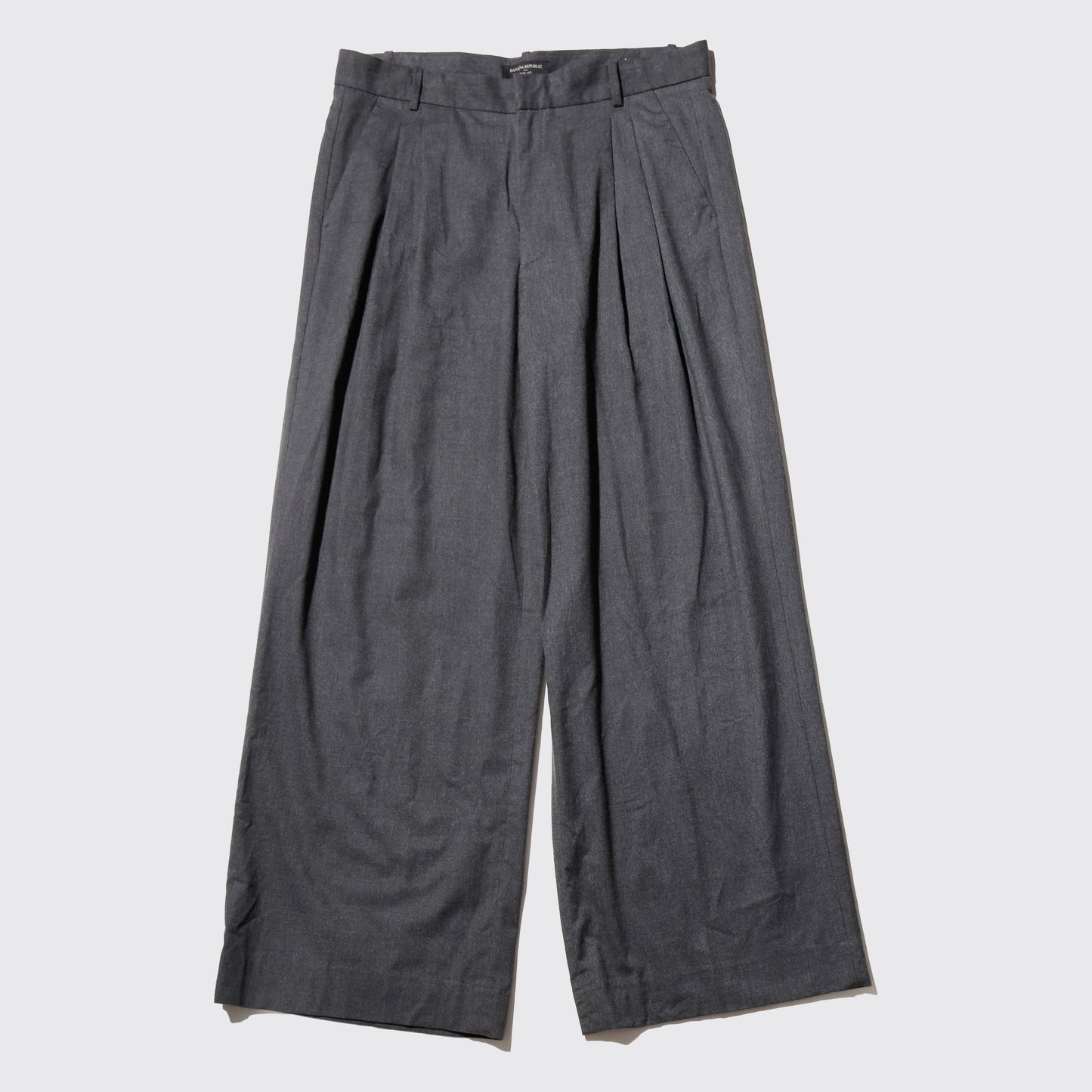 vintage banana republic tucked wide leg slacks