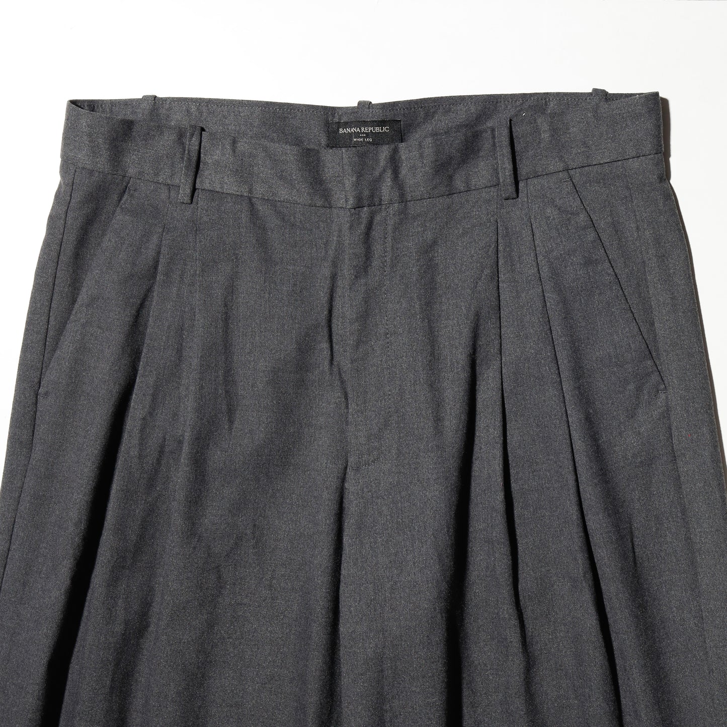 vintage banana republic tucked wide leg slacks