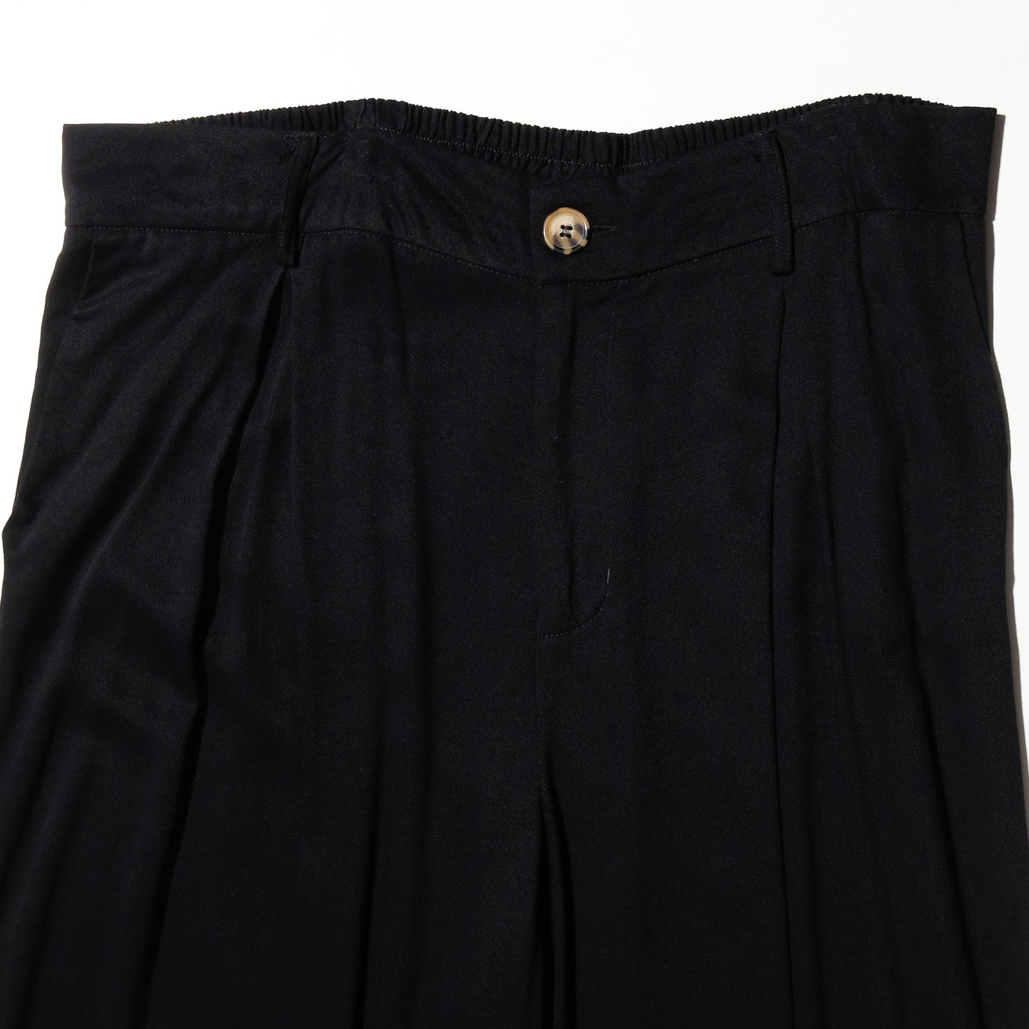 vintage drape tucked wide slacks
