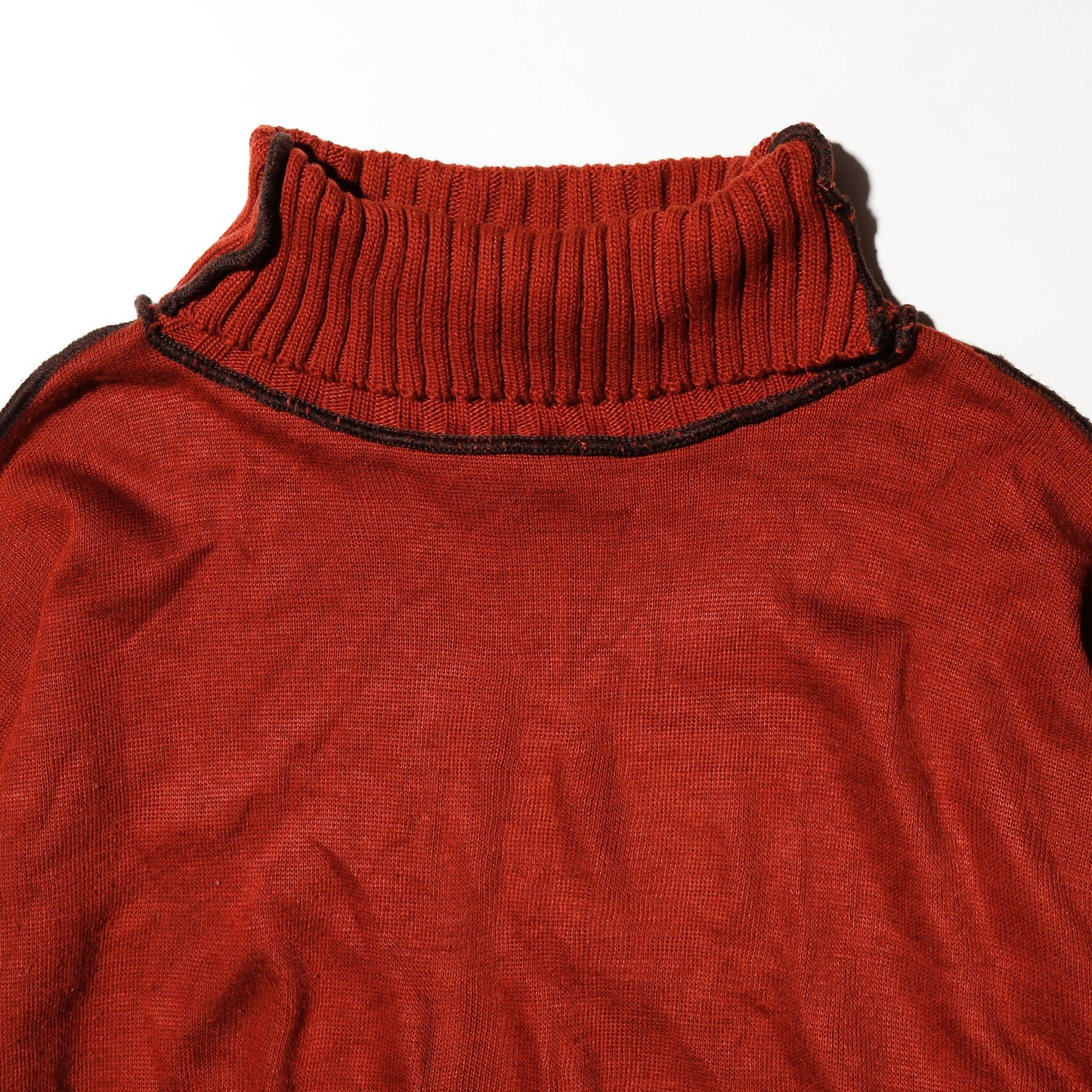 vintage piping wide sweater