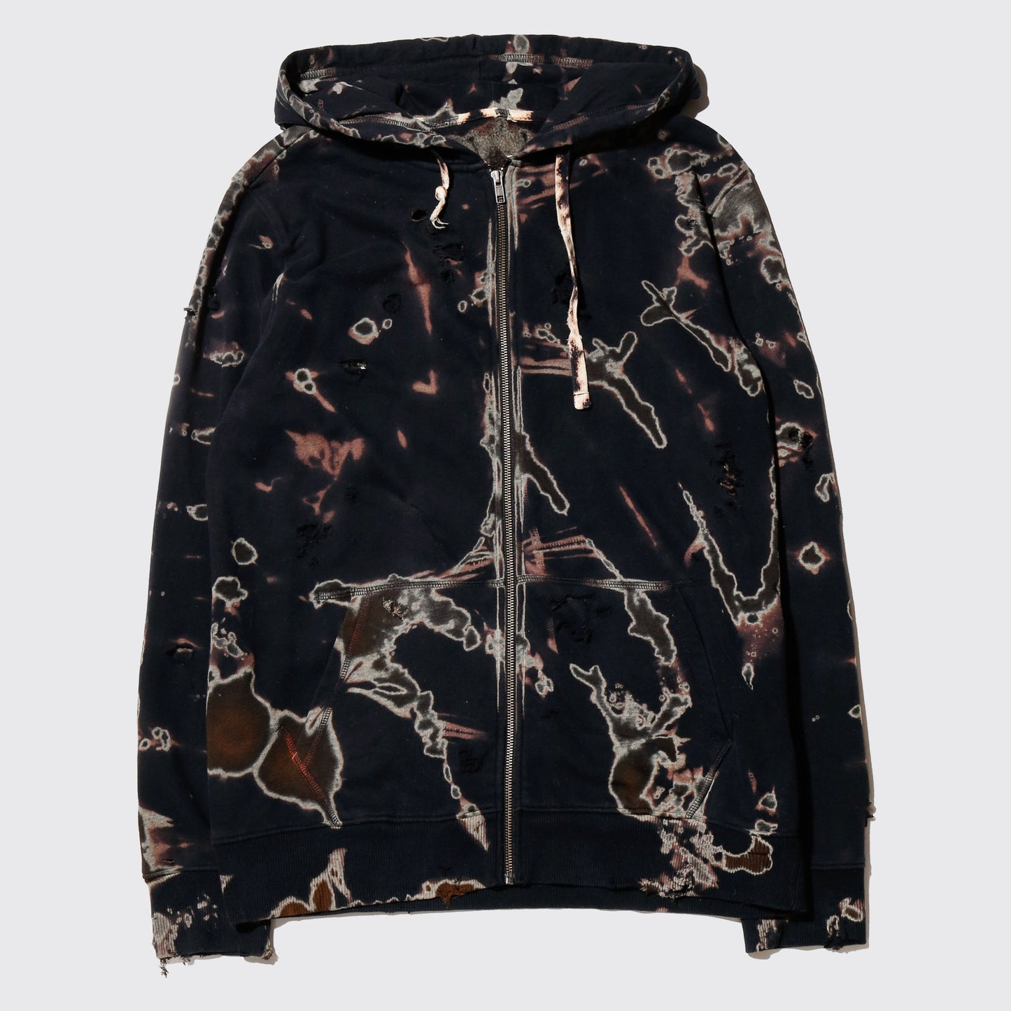 vintage avangarde broken hoodie