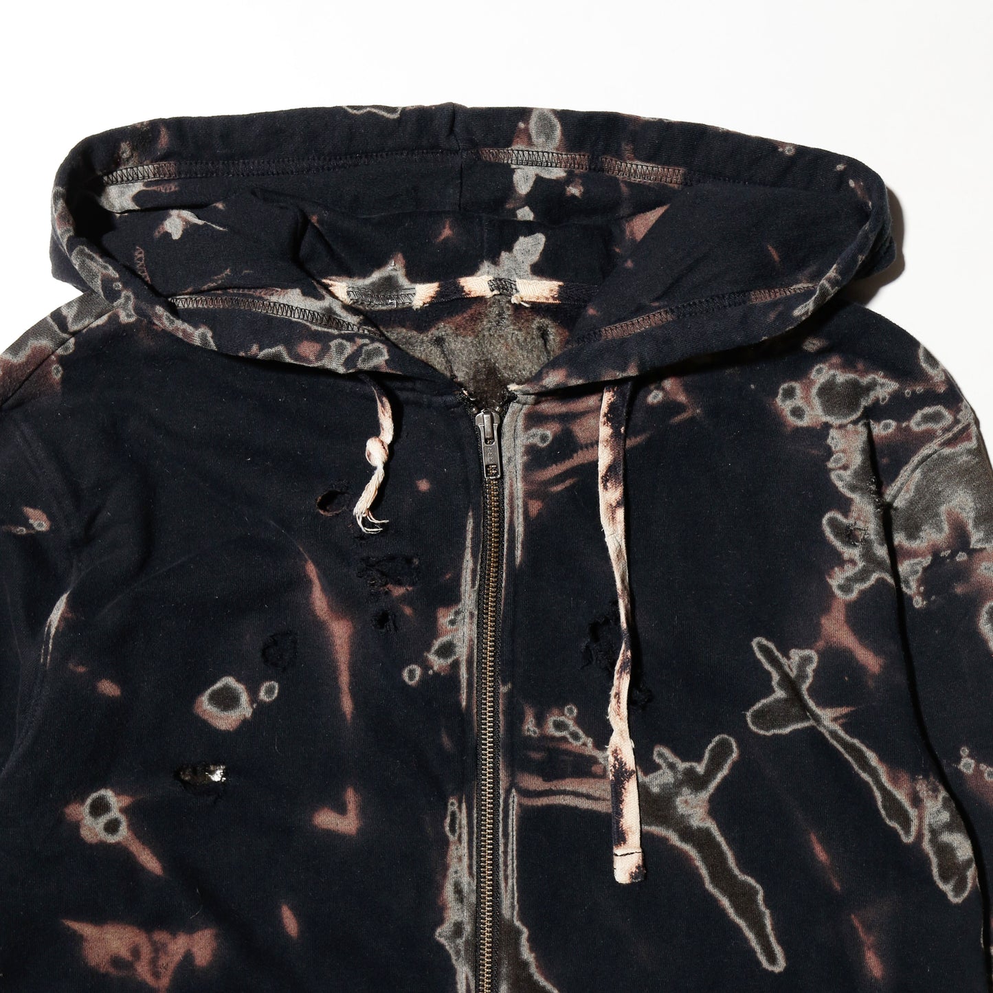 vintage avangarde broken hoodie