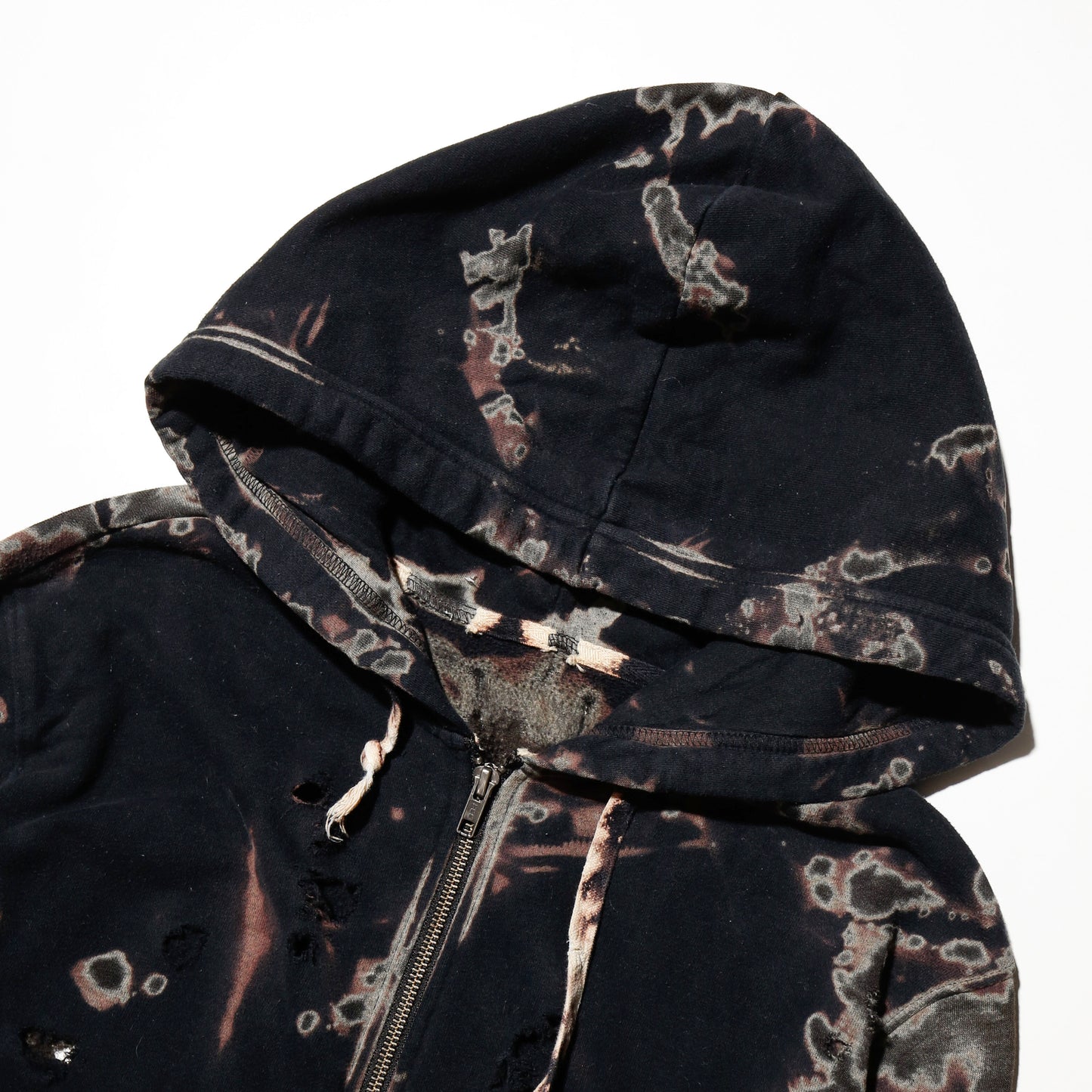 vintage avangarde broken hoodie