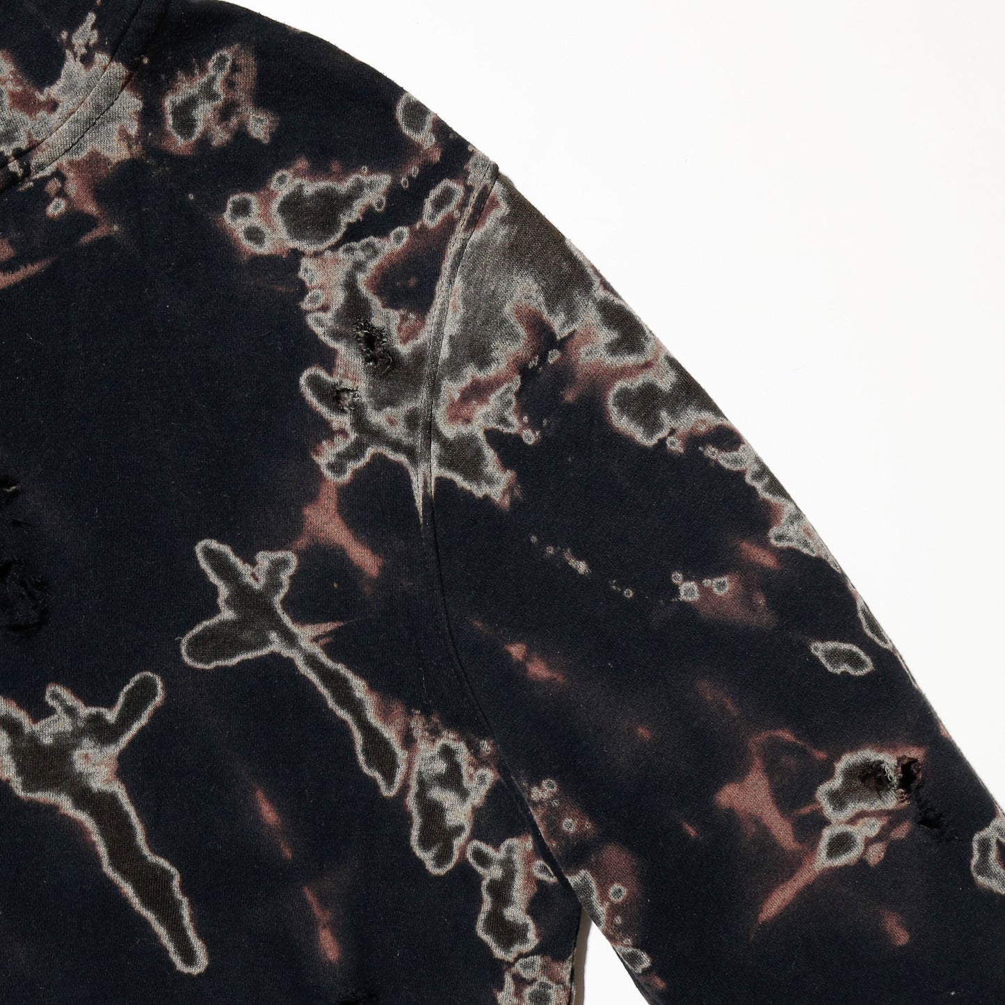 vintage avangarde broken hoodie