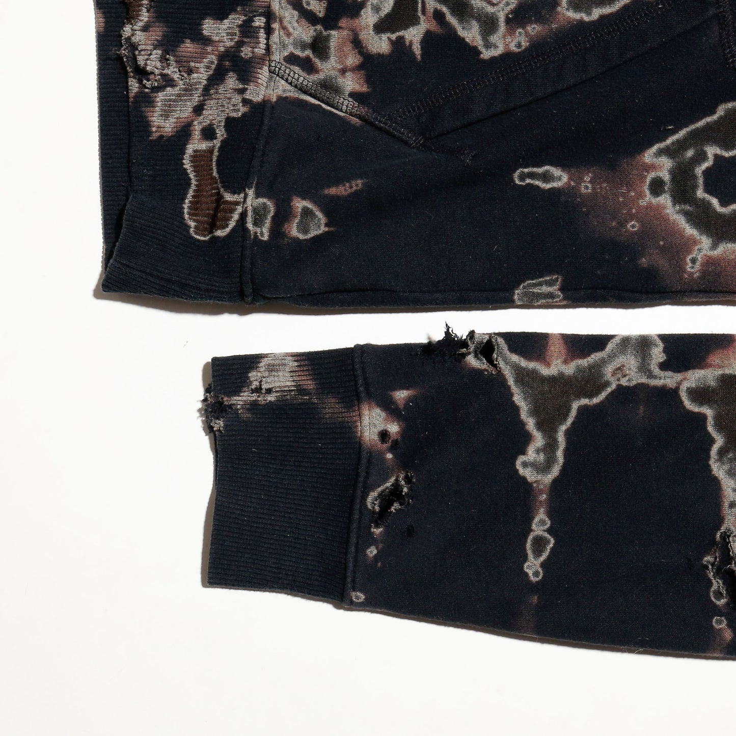 vintage avangarde broken hoodie