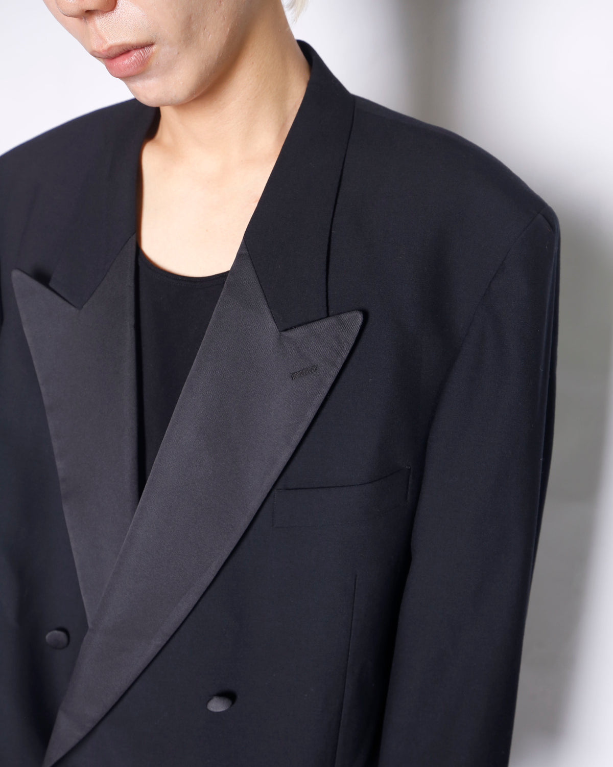vintage 80's MANI by Giorgio Armani double breasted smoking jacket