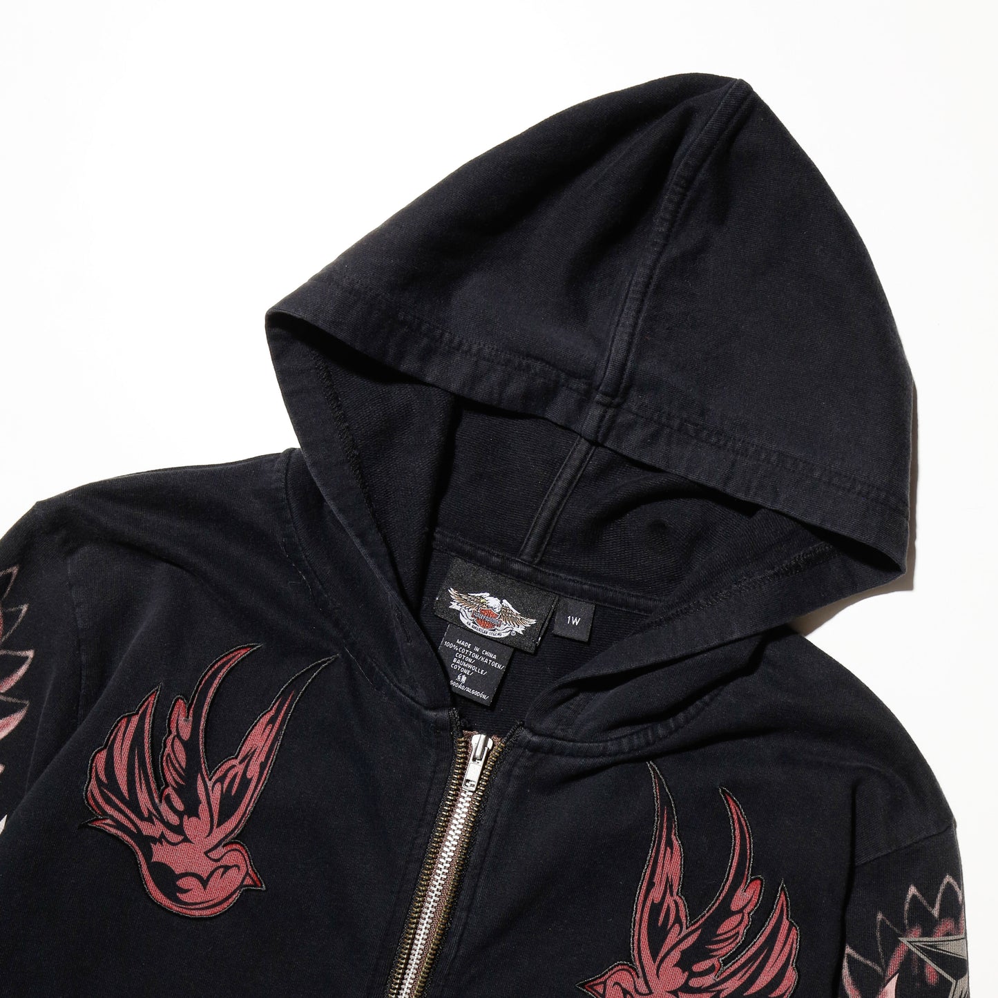 vintage harley davidson tattoo hoodie