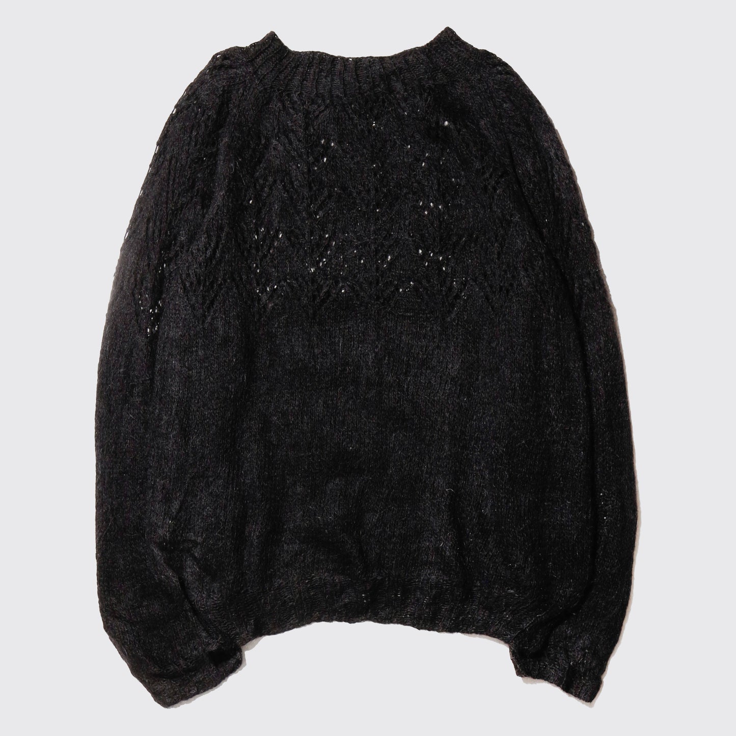 vintage crochet mohair sweater