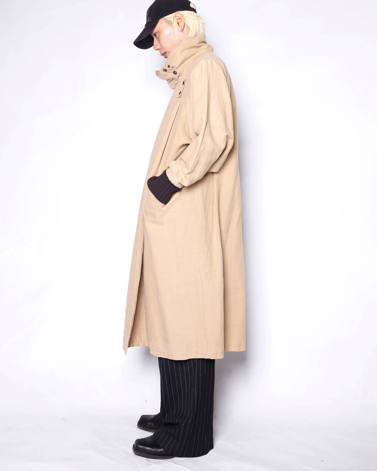 vintage tan fabric phantom coat