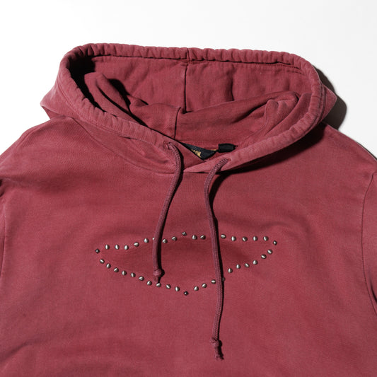 vintage 00's harley-davidson studs hoodie