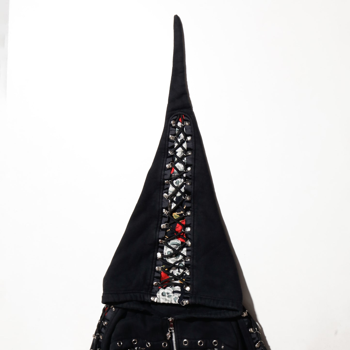 vintage banned pixie skull hoodie