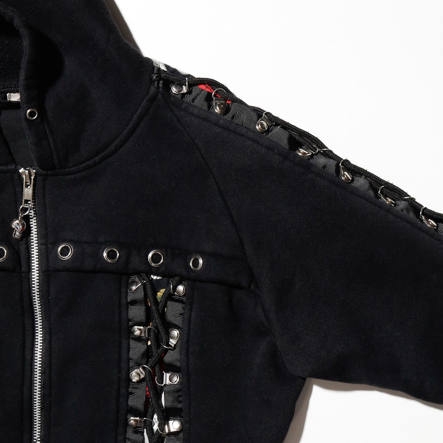vintage banned pixie skull hoodie