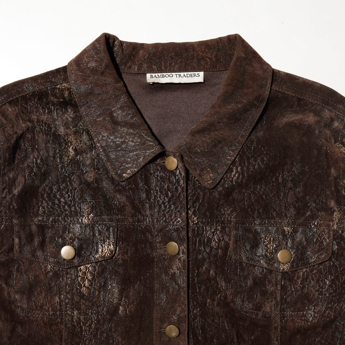 vintage dust python truker jacket