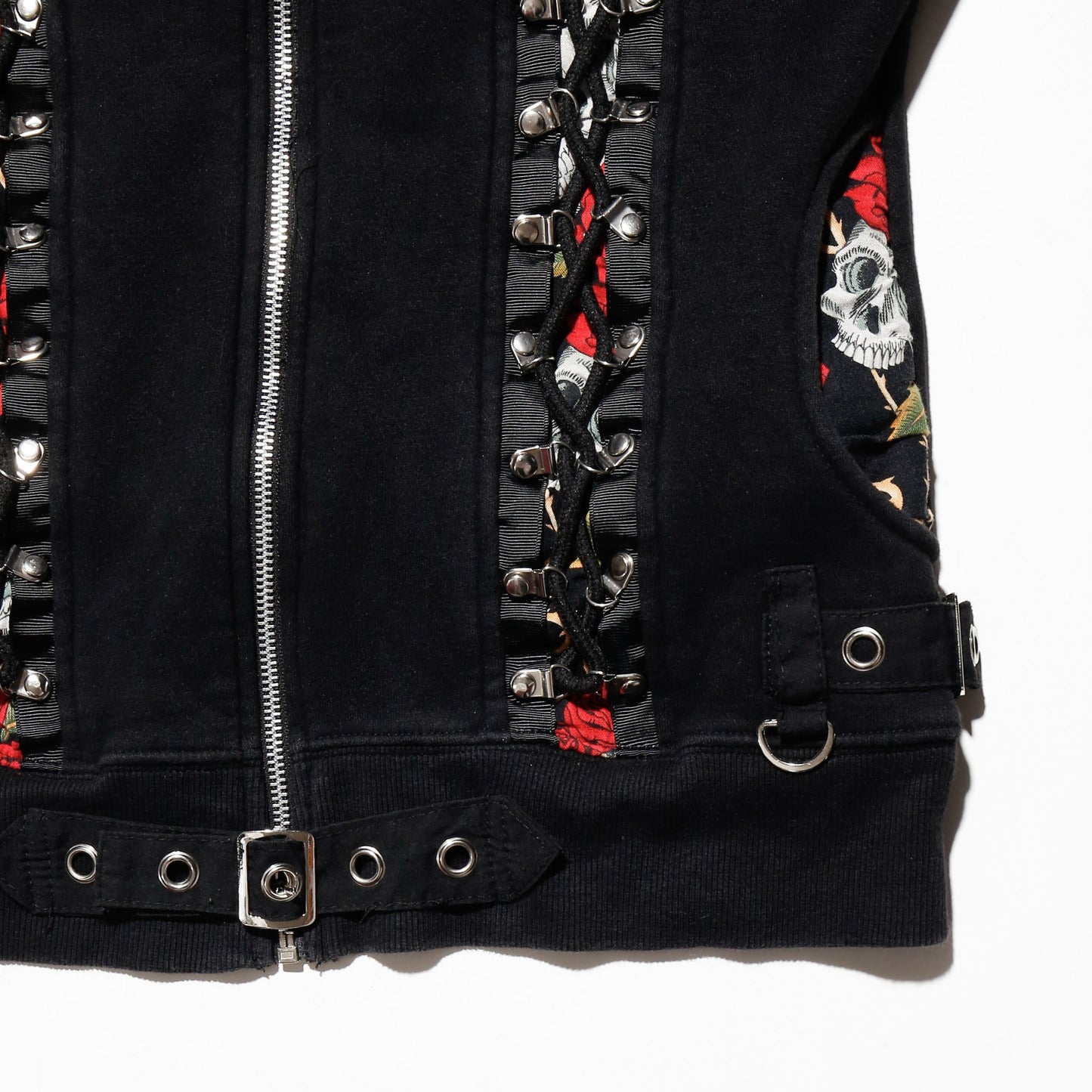 vintage banned pixie skull hoodie