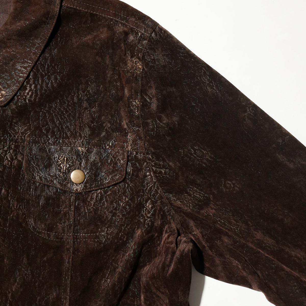vintage dust python truker jacket