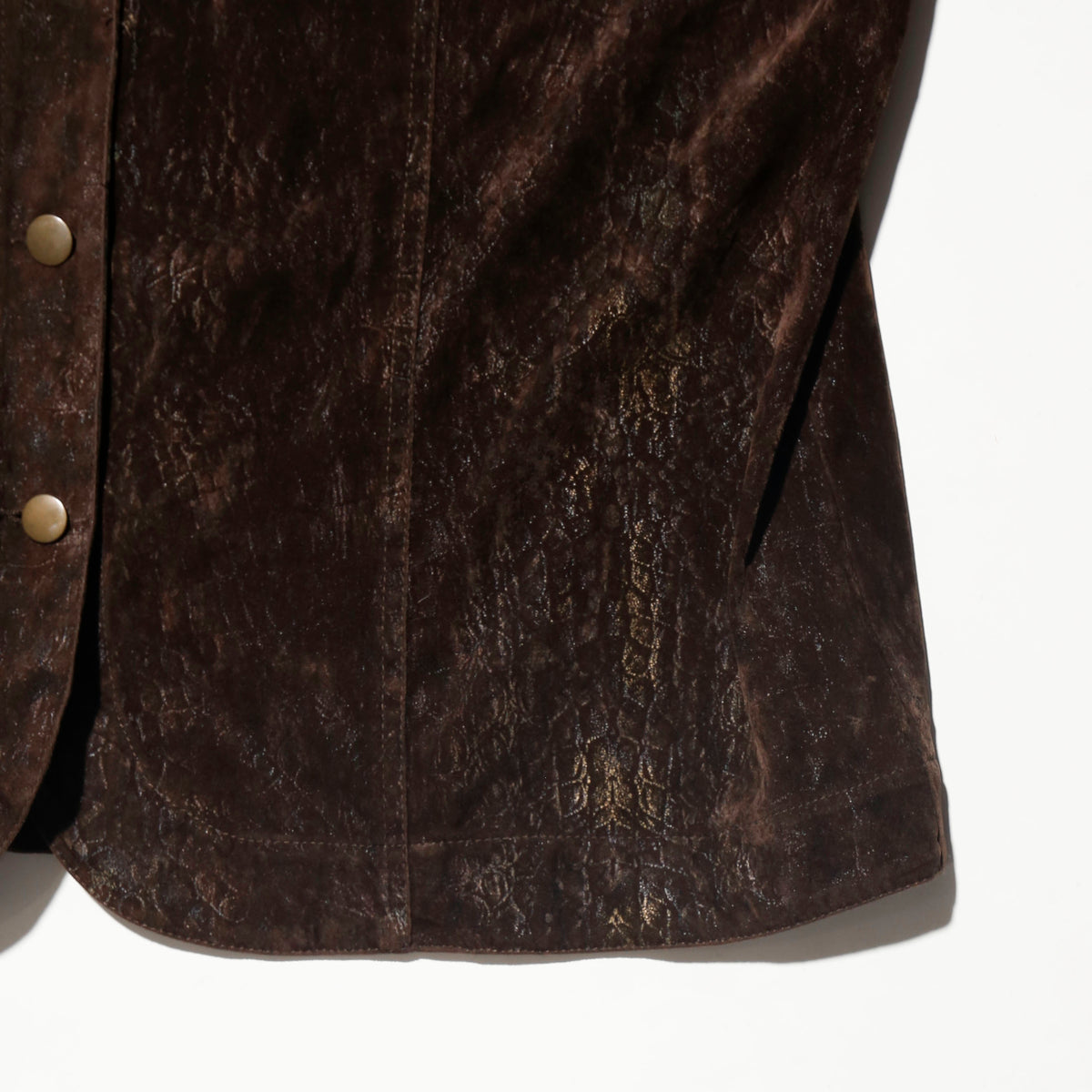 vintage dust python truker jacket