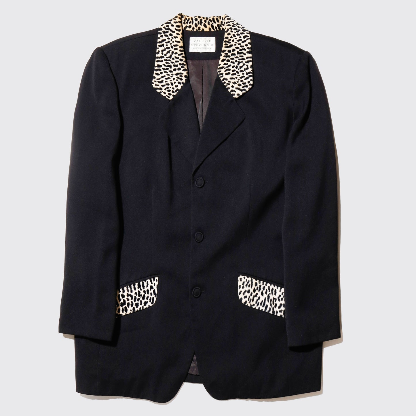 vintage leopard smoking jacket