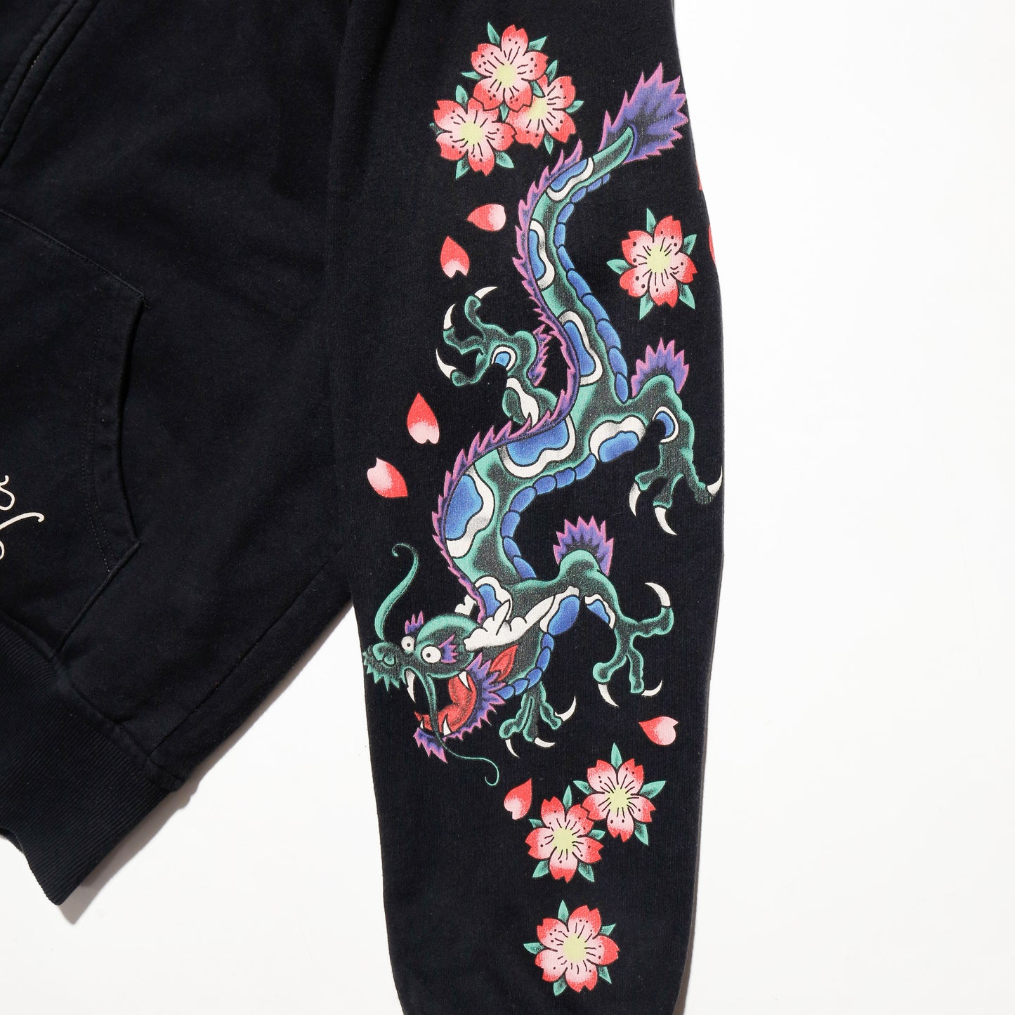 vintage ed hardy tatoo reversible hoodie