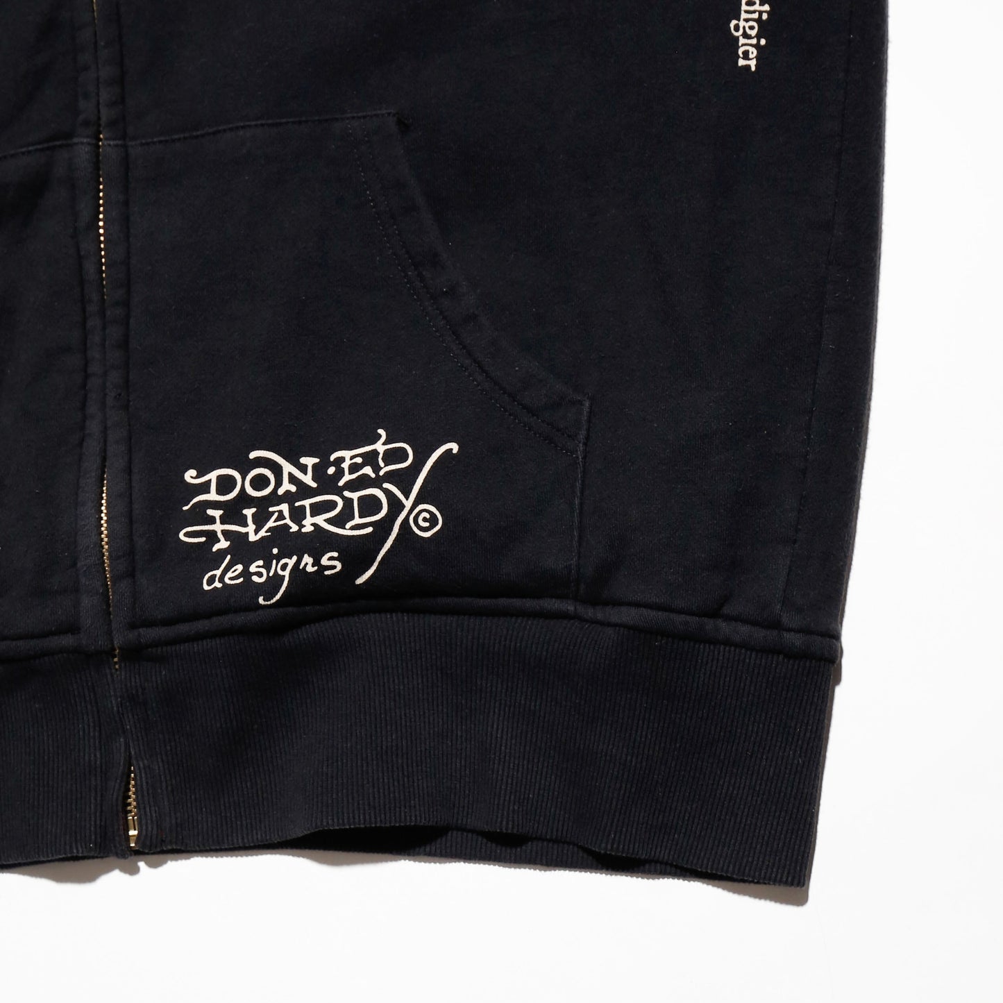 vintage ed hardy tatoo reversible hoodie