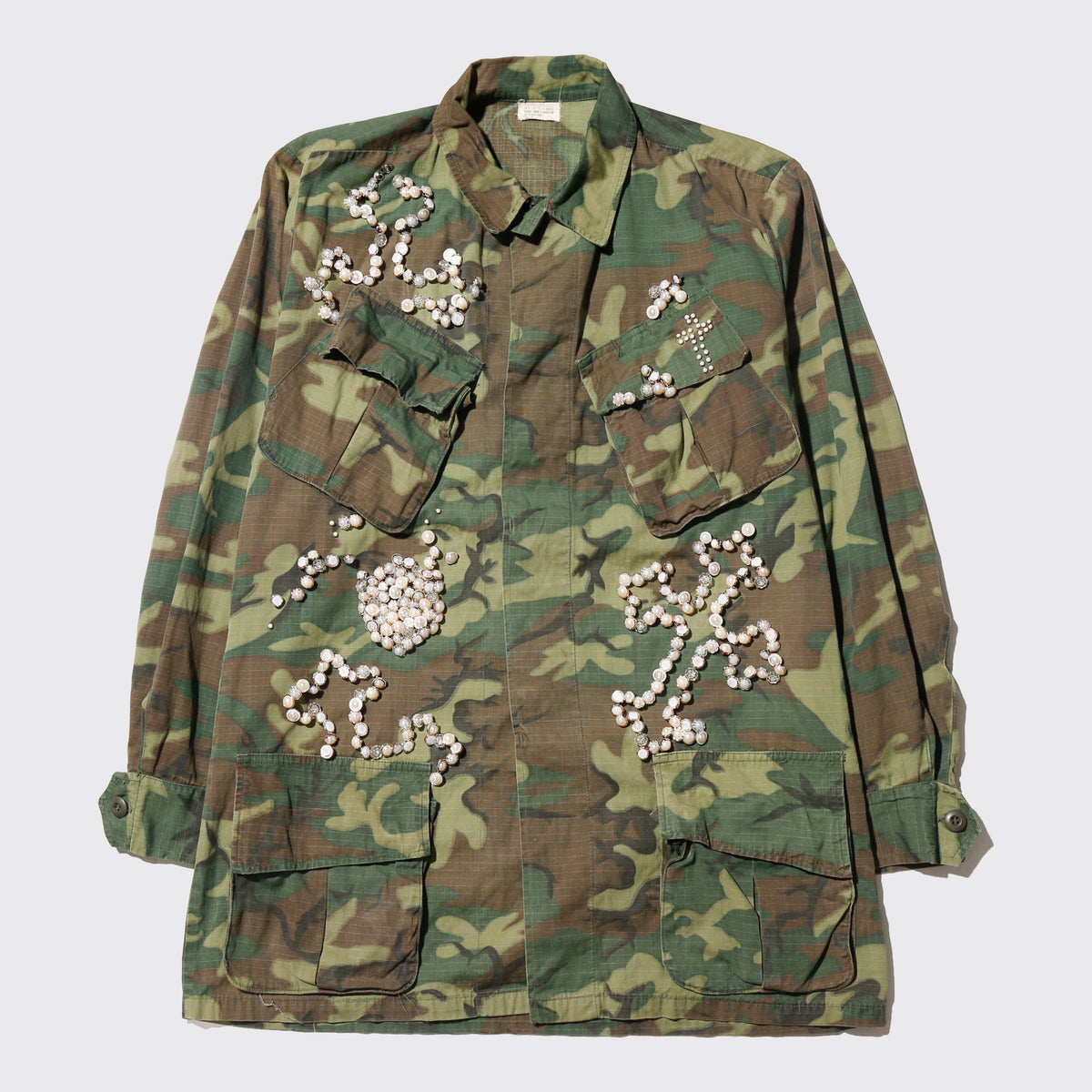 *one-off 60's us army perl bijou fatigue jacket