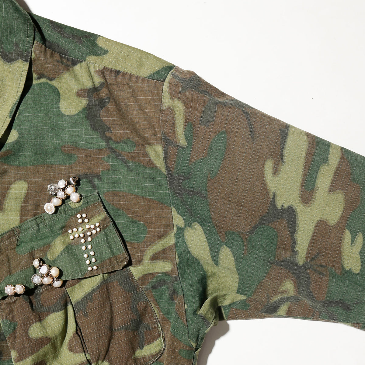 *one-off 60's us army perl bijou fatigue jacket