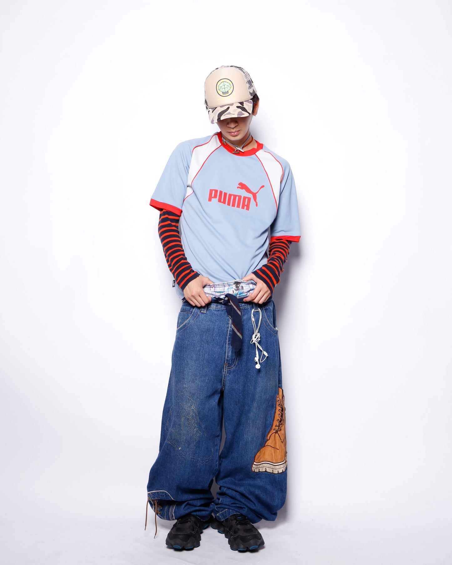 vintage 90's puma game shirt
