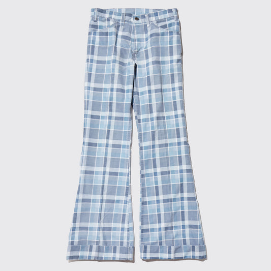 vintage 70's Levi's check flare jeans