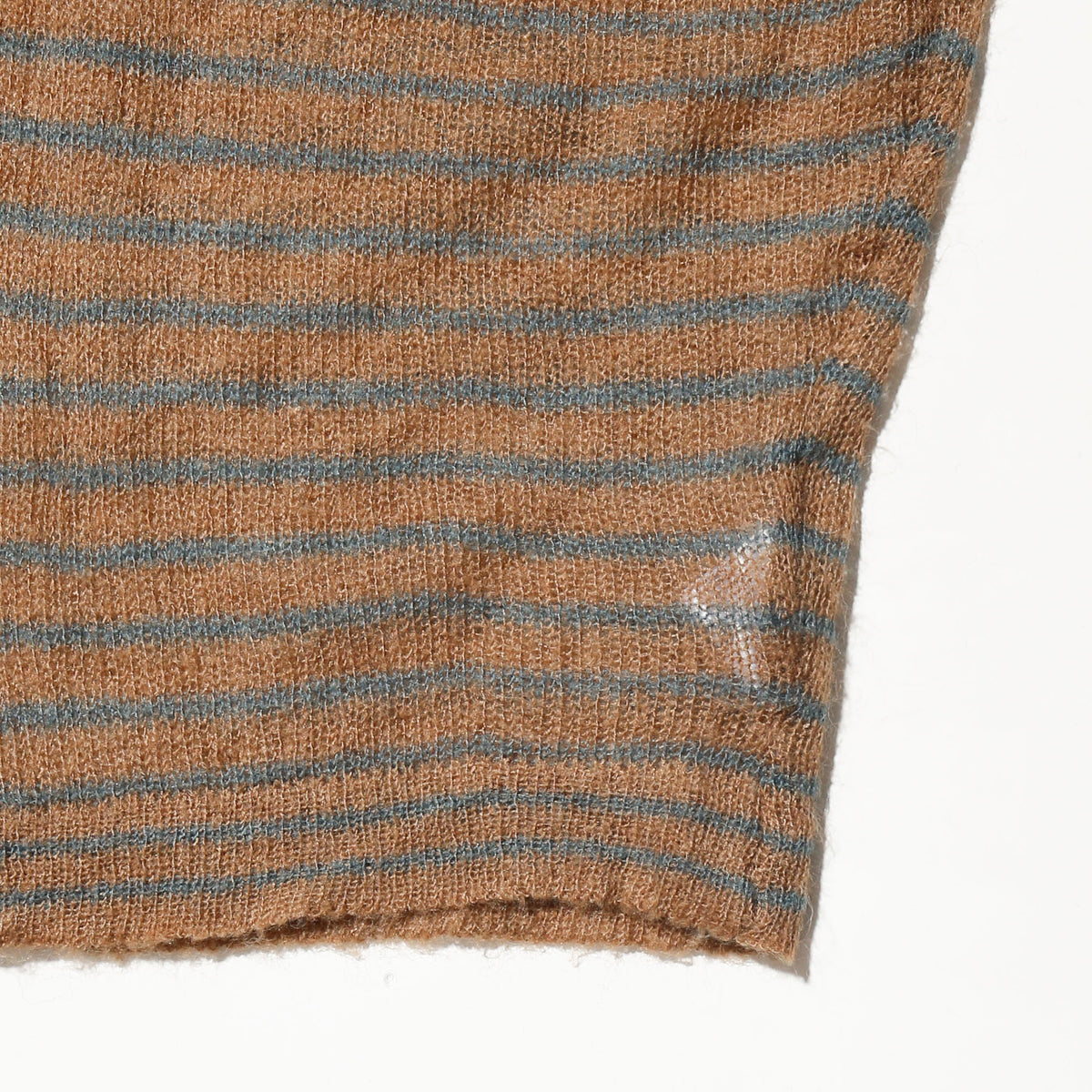 vintage low gauge border wide sweater