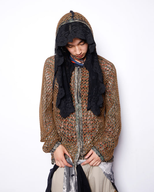 vintage mesh bug hoodie