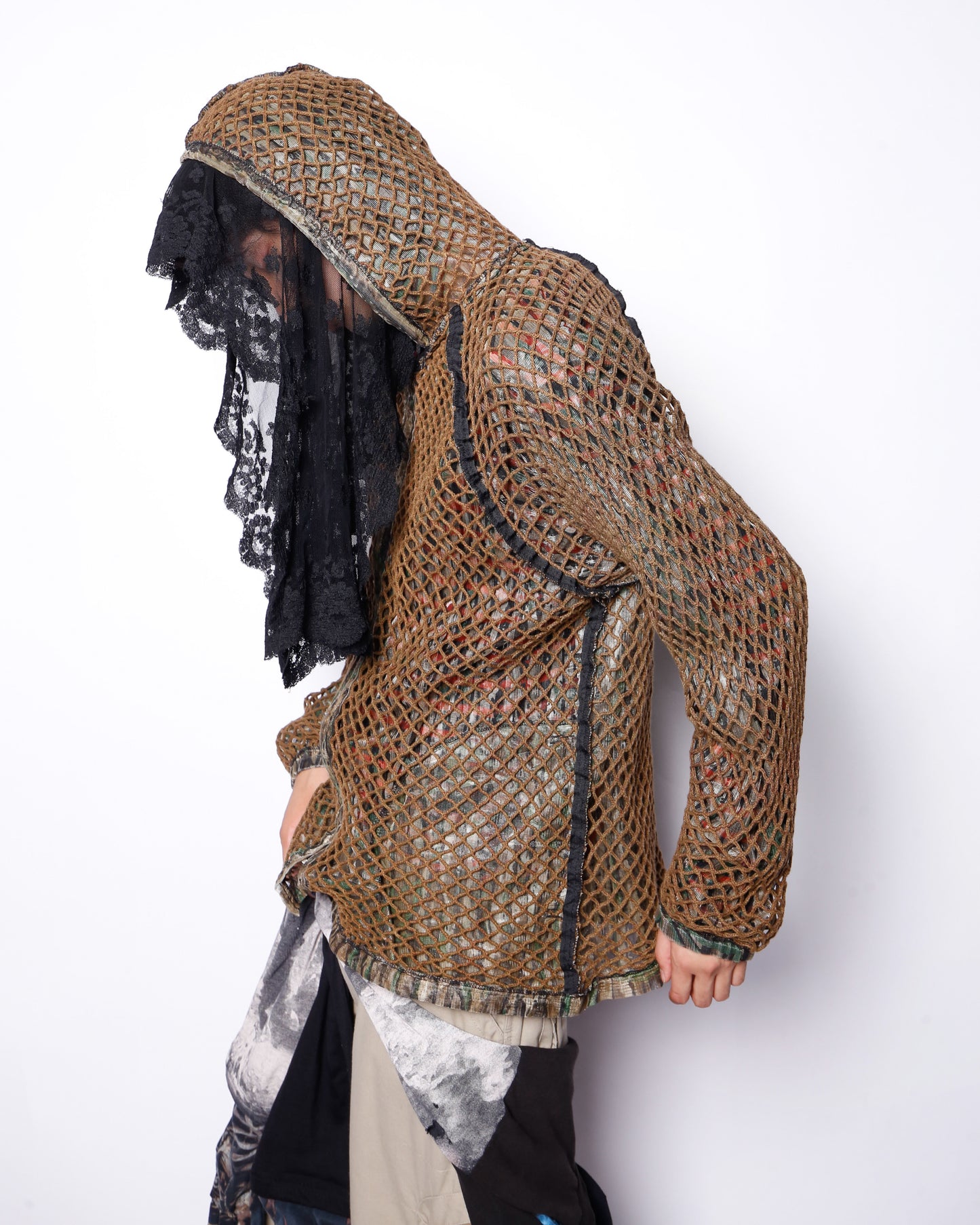 vintage mesh bug hoodie