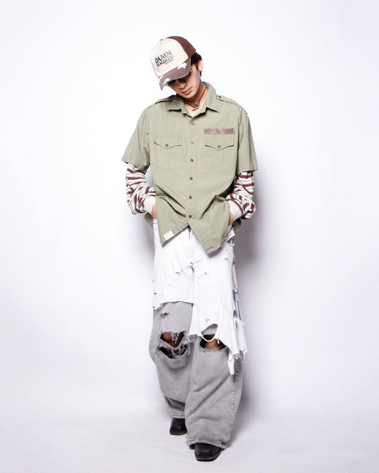 *one-off hybrid boy scout shirt