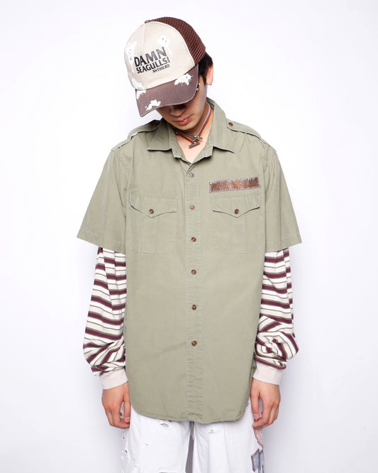 *one-off hybrid boy scout shirt