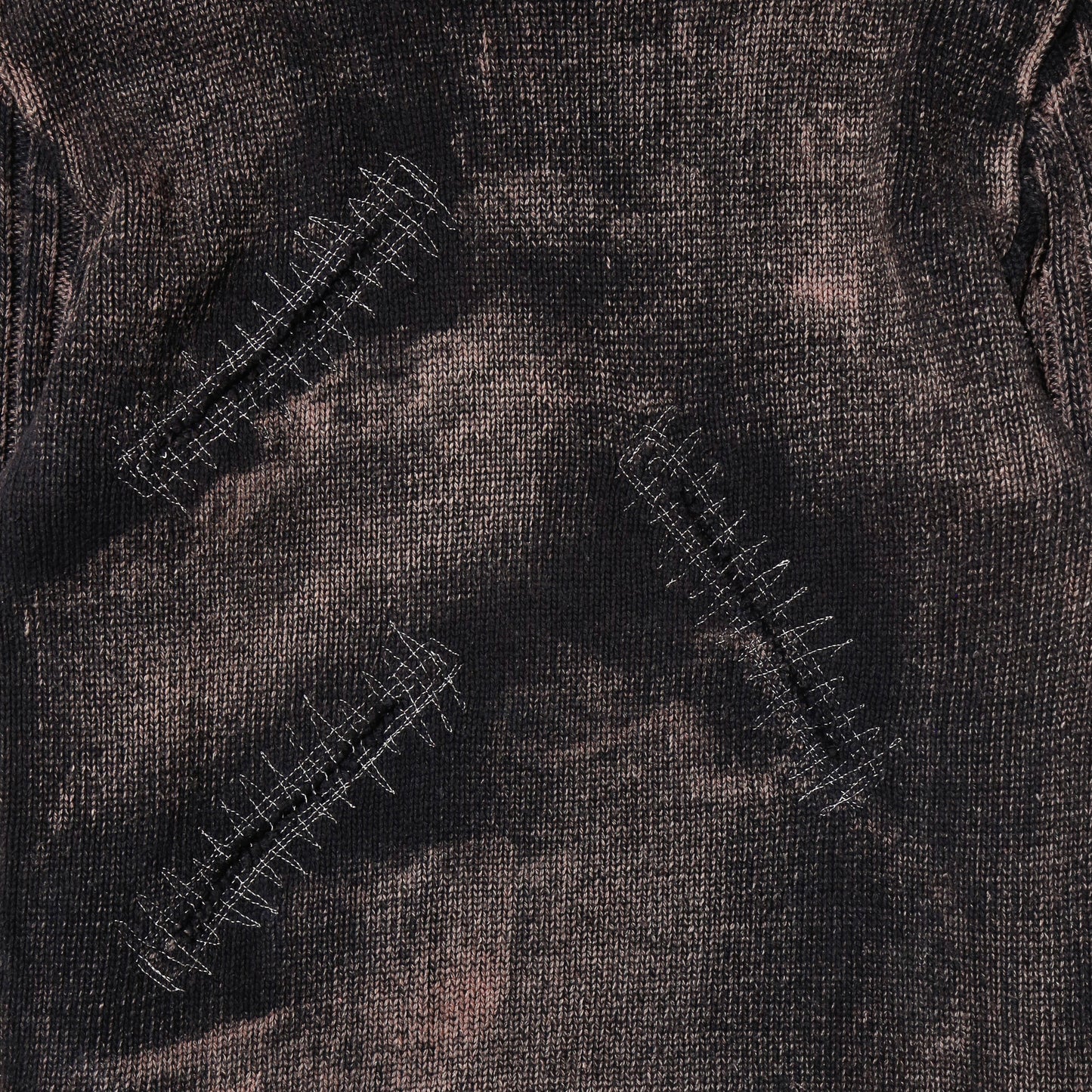 vintage repaired acid sweater